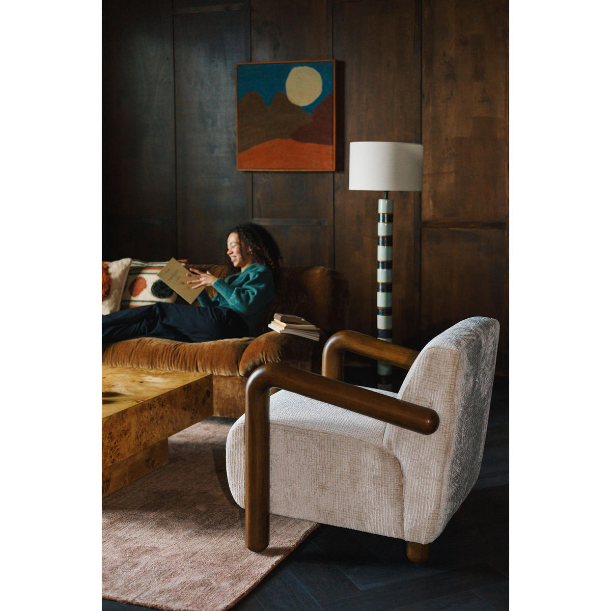 SESSEL Robinson - Beige, Kunststoff (72.5/76/84cm) - Dutchbone