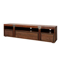 TV-BOARD Mango 220x48x55 braun lackiert Amsterdam #26 - Braun, Holz (220/55/48cm) - Massivmoebel24