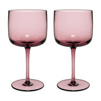 WEINGLÄSER Like Glass Grape 270 ml 2er Set - Pink, Glas (0.27L) - like.Villeroy & Boch