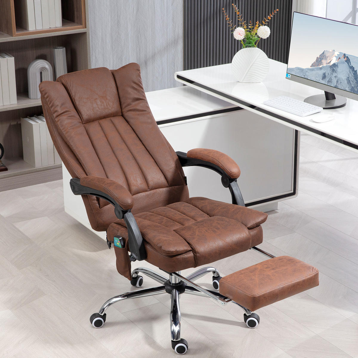 BÜROSTUHL Braun 62.0/67.0/120.0 cm - Braun, Textil (67/120/62cm)