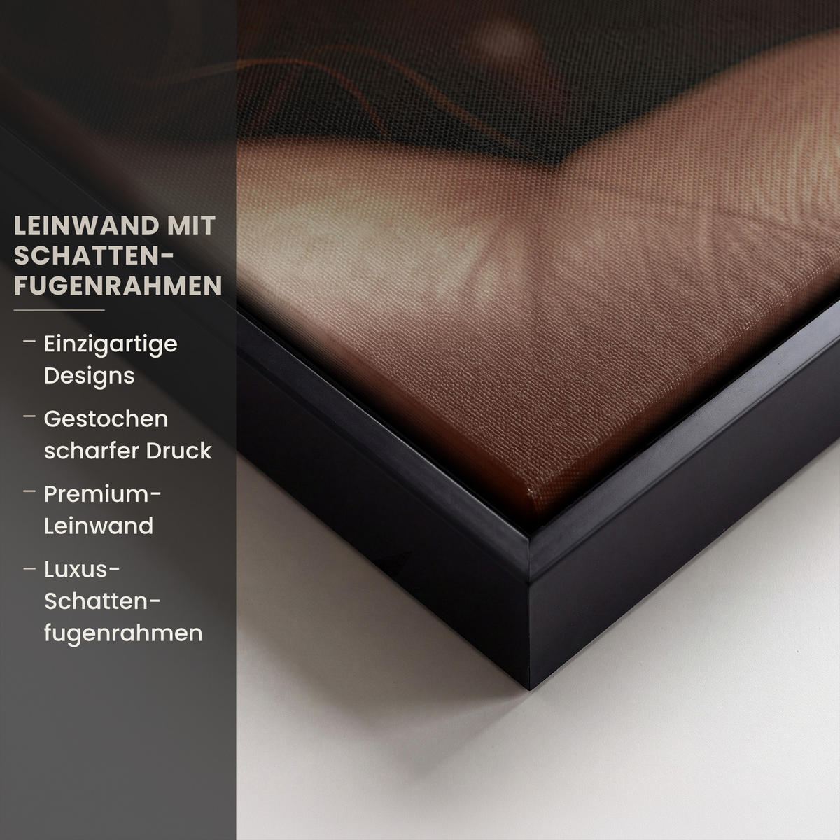 LEINWAND Bilder mit Rahmen - Frau - Gold - Luxus - Porträt - 40x60 - Goldfarben, Textil (40/60cm) - MuchoWow