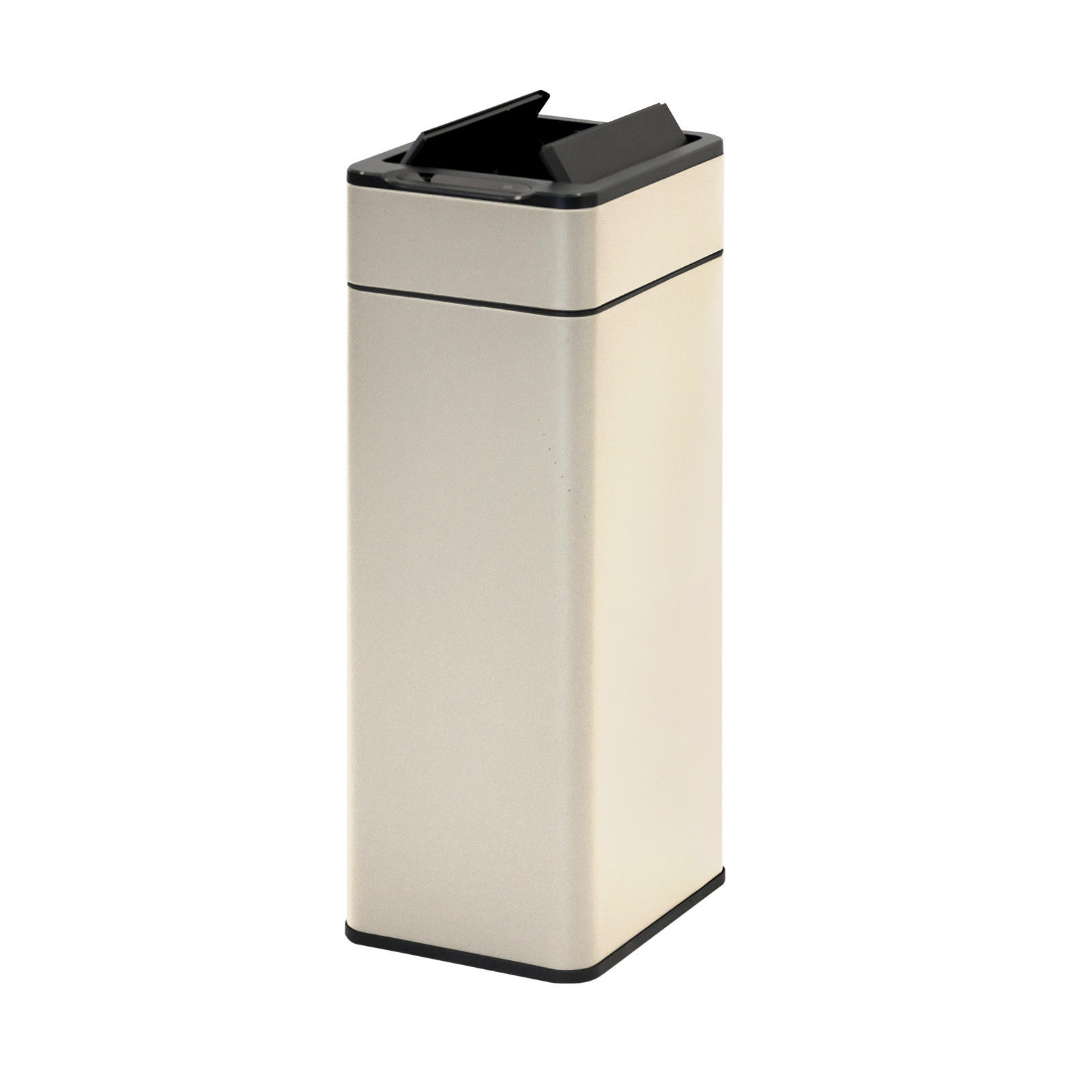 SENSORMÜLLEIMER SE40L Taupe - Taupe, Metall (23/65/31cm) - SVITA