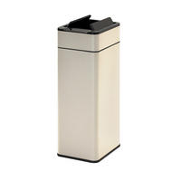 SENSORMÜLLEIMER SE40L Taupe - Taupe, Metall (23/65/31cm) - SVITA