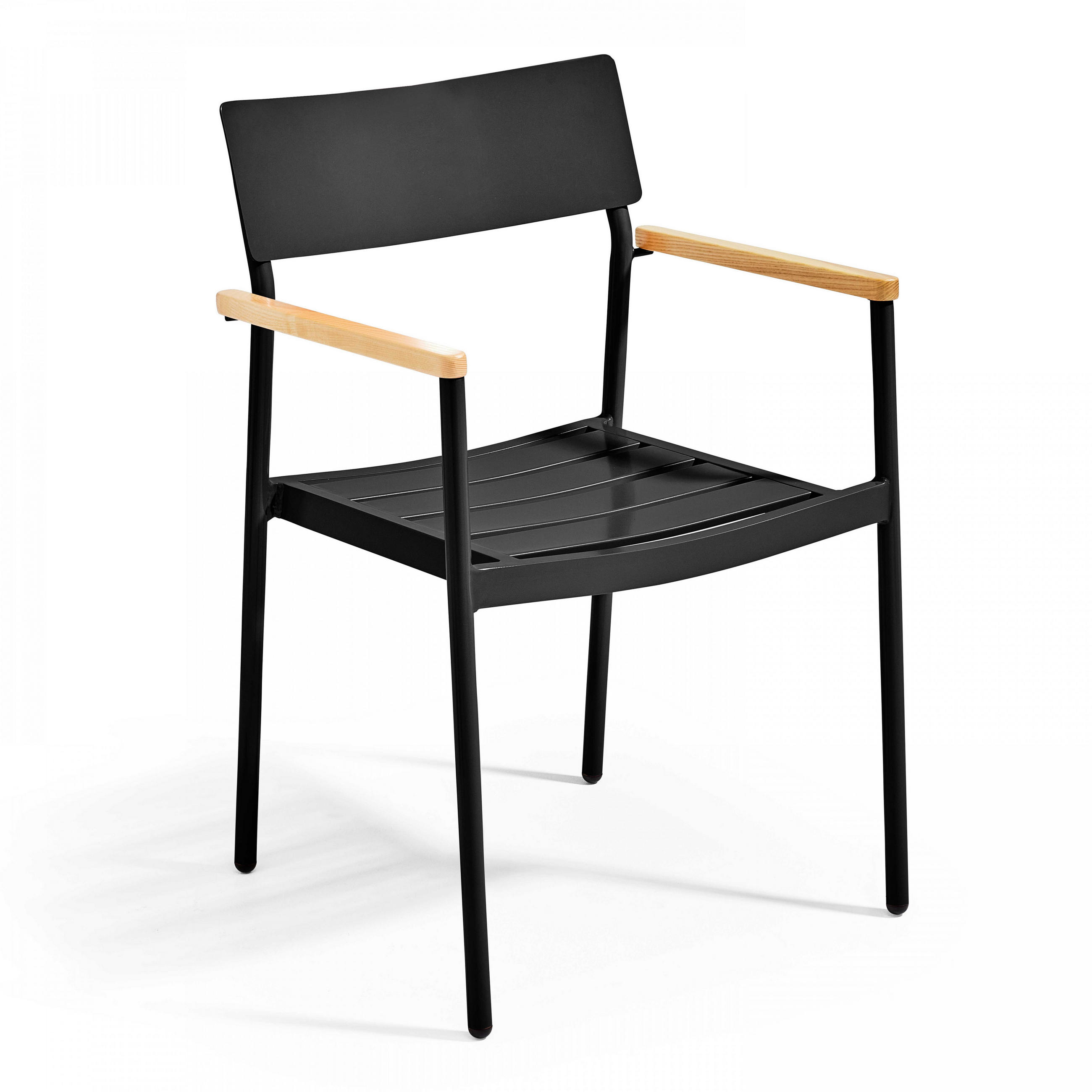Oviala Gartenstuhl, Schwarz 55.5x86x56.5 cm