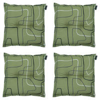 SITZKISSEN Joah 50/50 cm 4er-Set - Hellgrün, Textil (50/5/50cm) - Madison