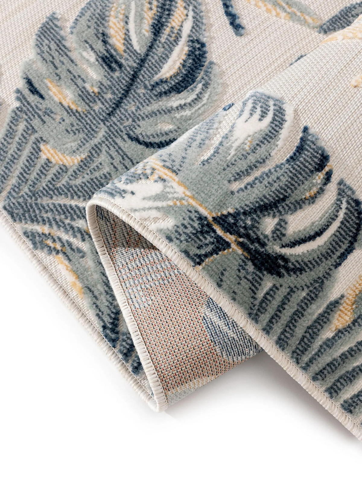 VNITŘNÍ a venkovní koberec Flora Vícebarevné 80x250 cm - krémová, plast/umělá hmota (80/250cm) - benuta