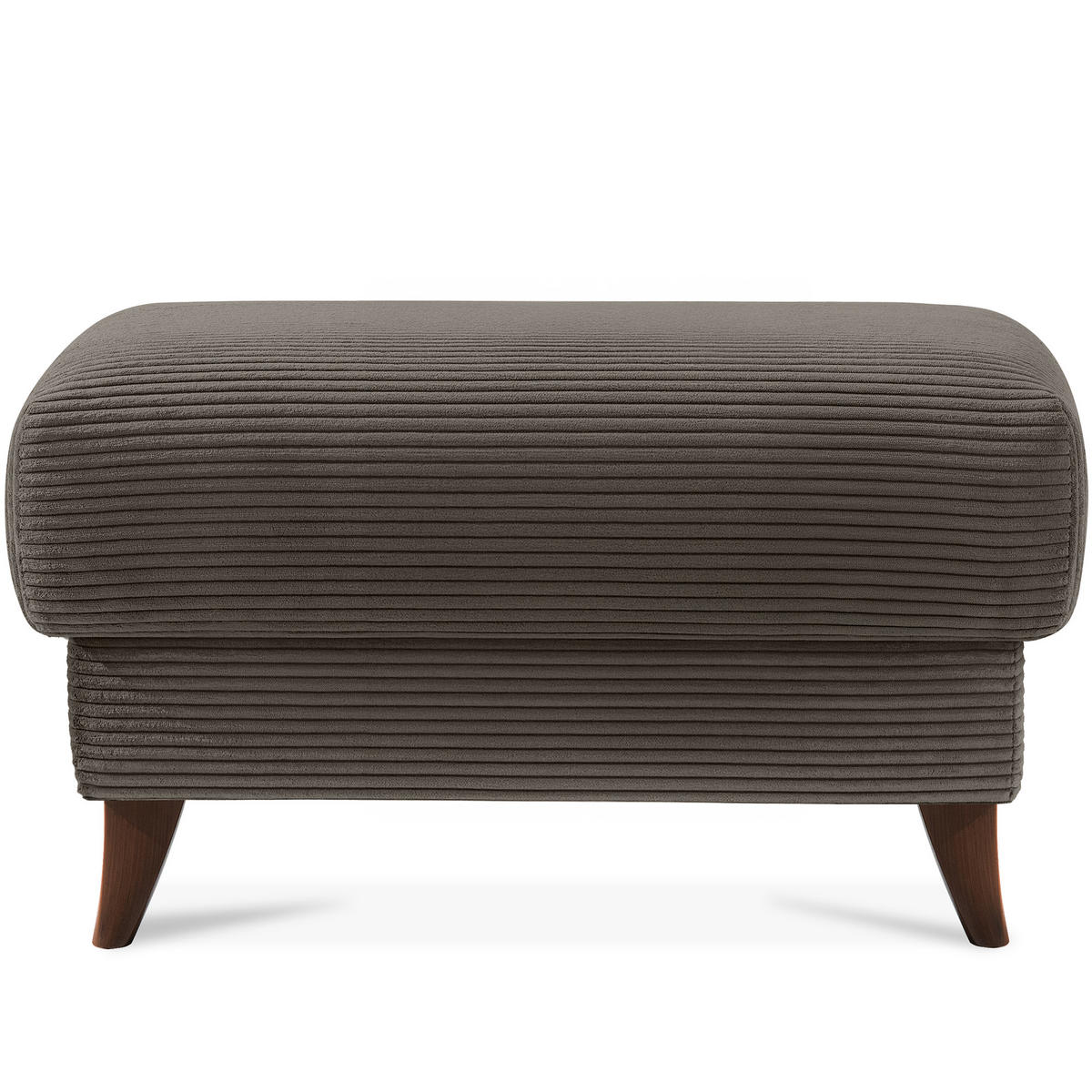HOCKER GUSTAVO II, Graubeige - Greige/Beige, Holz/Holzwerkstoff (92/49/92cm) - KONSIMO®