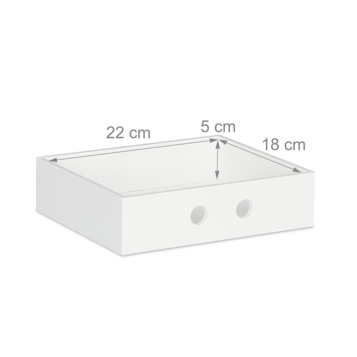 SCHREIBTISCHORGANIZER - Hellbraun, Holz/Holzwerkstoff (20/25/14cm) - Relaxdays