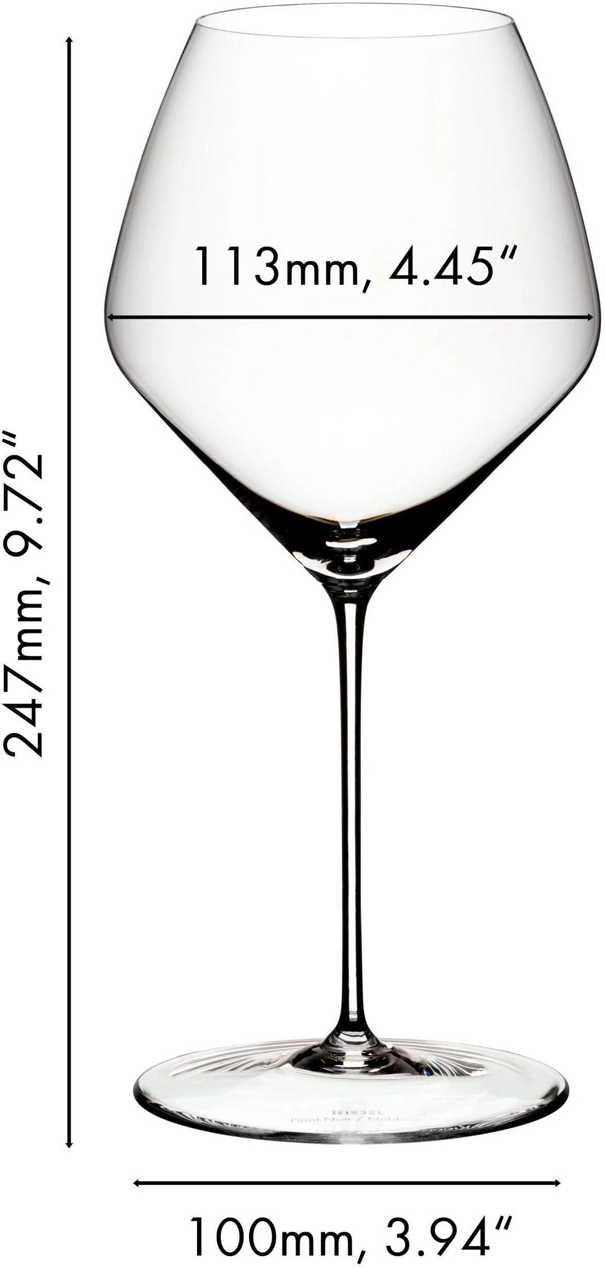 ROTWEINGLAS Rote Weingläser Veloce - Pinot Noir / Nebbiolo - 2 Stück - Transparent, Glas (0.763L) - Riedel