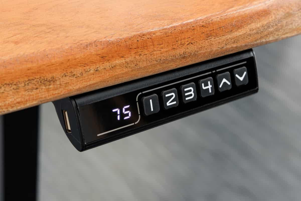 SCHREIBTISCH MAMMUT Akazie Natur 180cm - Schwarz/Braun, Holz/Metall (80/180/78cm) - riess-ambiente