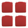 SITZKISSEN Panama 46/48 cm 4er-Set - Rot, Textil (48/4/46cm) - Madison
