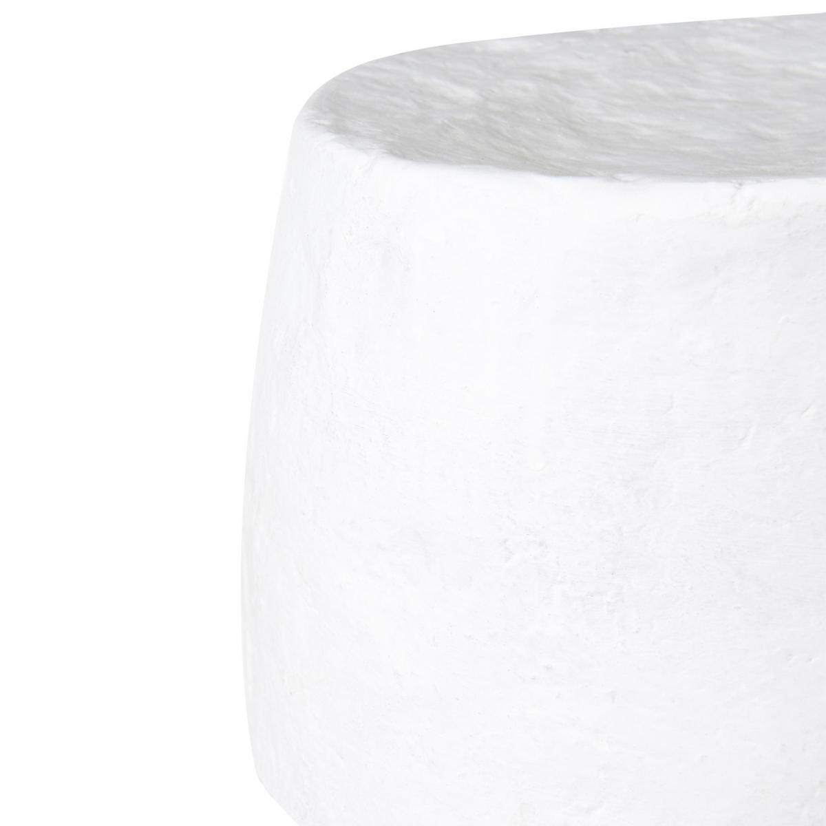 TISCHLEUCHTE Weiß Arapey - Weiß, Papier (23/23/39cm) - Beliani