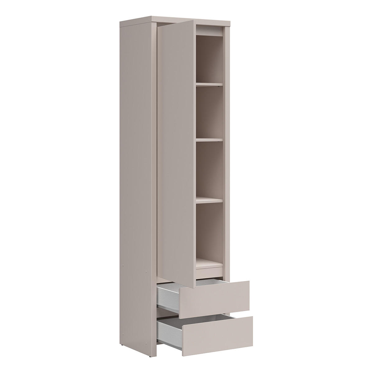 SKŘÍŇ 1DVEŘOVÁ Soren Kašmír - béžová, kompozitní dřevo (56/200.5/40.5cm) - Petits-meubles