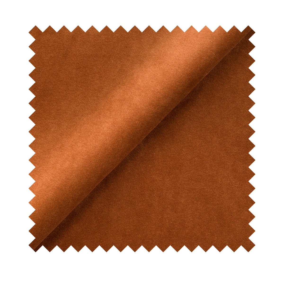 3-SITZER SOFA Ombo Doce Kupfer wasserabweisender Samt - Schwarz/Kupferfarben, Kunststoff/Textil (250/92/110cm) - Selsey