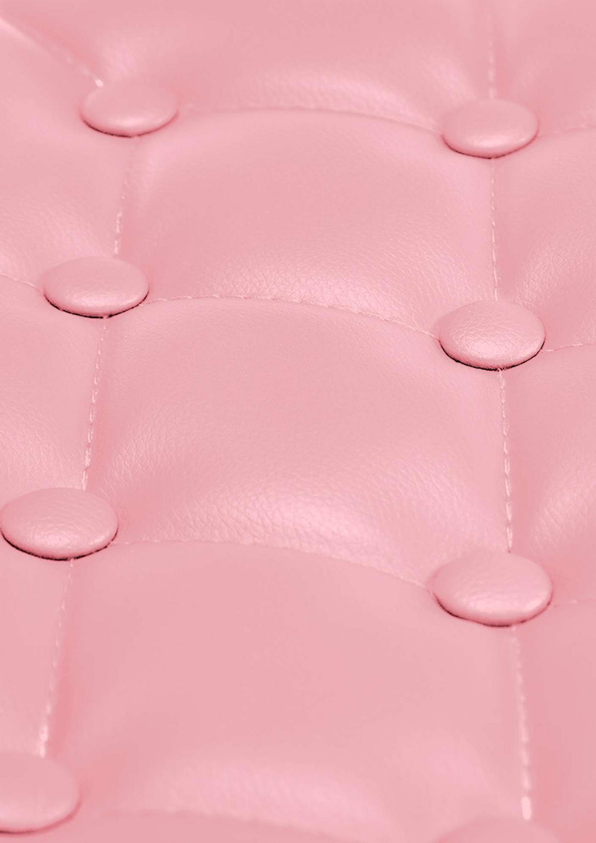 DREHSTUHL Lederlook pink - Chromfarben/Pink, Textil/Metall (62/78/55cm) - CLP
