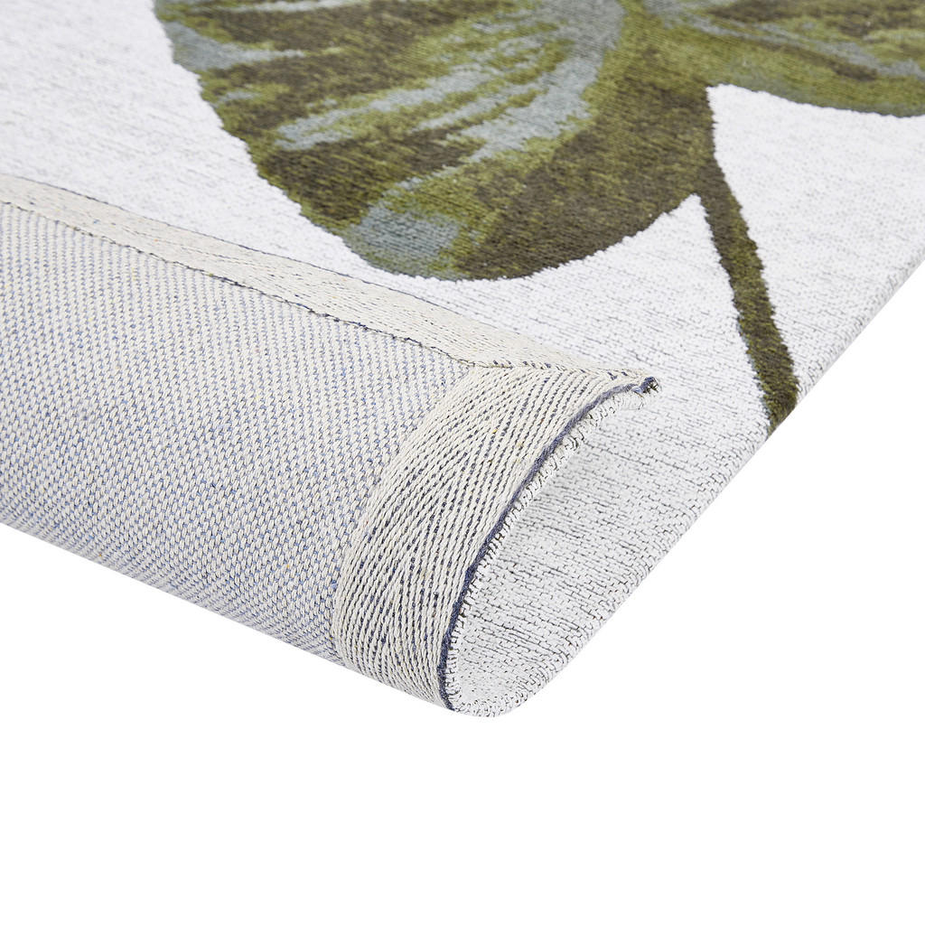 Thumbnail - Beliani Kurzflor-Teppich, Grün, Textil, Baum/Pflanze/Natur, Rechteckig, 140x200 cm, Teppiche & Böden, Teppiche, Naturtep...