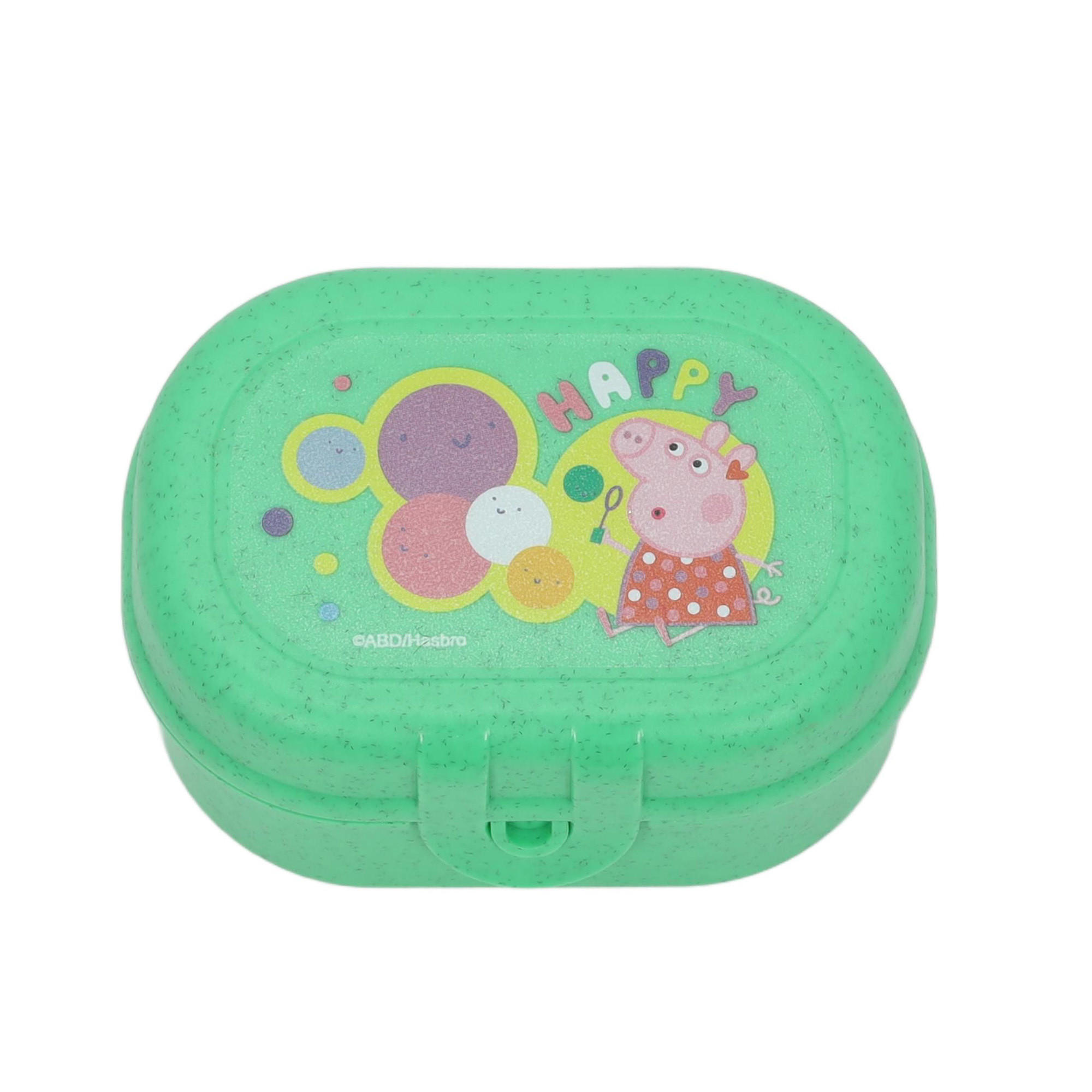 SNACKBOX Peppa Pig Pascal Mini - Grün, Kunststoff (7/5.2/9.6cm)