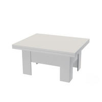 ESSTISCH ROKAR Ausziehbar 100 - 200 / 80 x 78 cm - Weiß, Holz (100/80/78cm) - MASSENO