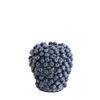 VAZE Berries Blau 25.5/25.5/27 cm - Blau, Keramik (27cm) - Light & Living