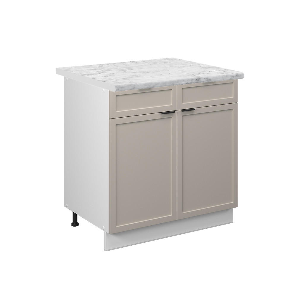 Vicco SPODNÍ SKŘÍŇKA KUCHYŇSKÉ LINKY Fame-Line GreyBeige 80 cm , PD Mramor