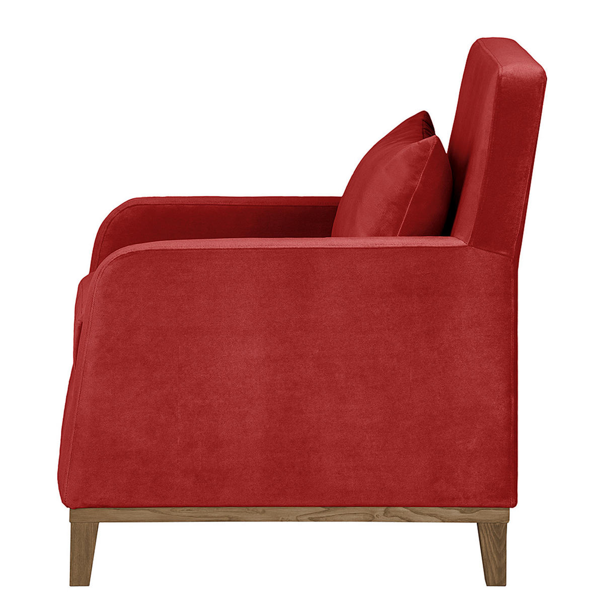 SESSEL - Rot, Holz/Textil (70/84/84cm) - home24