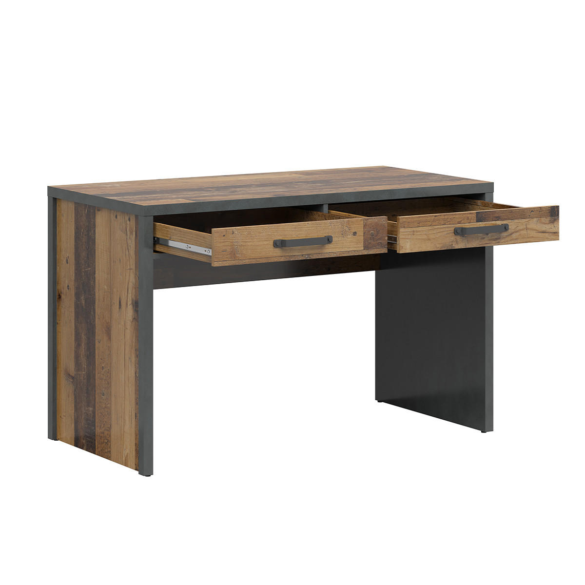 SCHREIBTISCH Paul Holz und Grau - Grau, Holzwerkstoff (120/60/75cm) - Petits-meubles