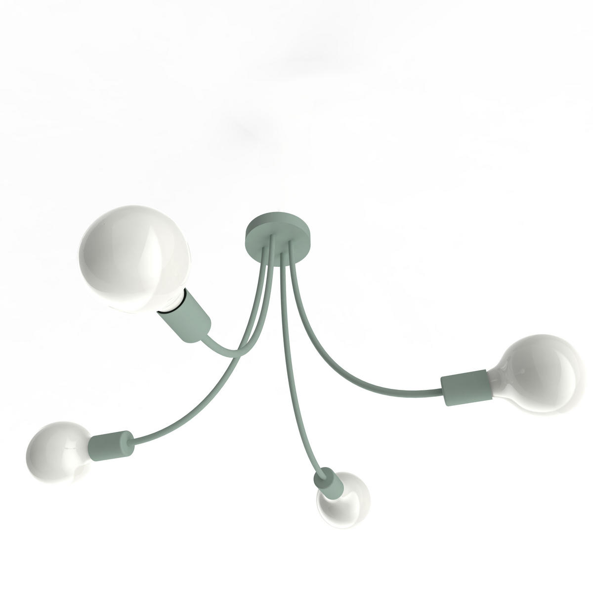 DECKENLEUCHTE - Grün, Metall (60/60/40cm) - Lumicom