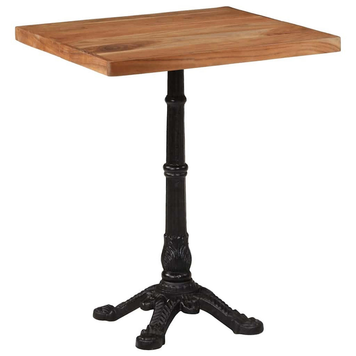 BISTROTISCH Franz 60x60x76 cm Akazie Quadratisch - Dunkelbraun, Holz (60/60/76cm) - DELUKE