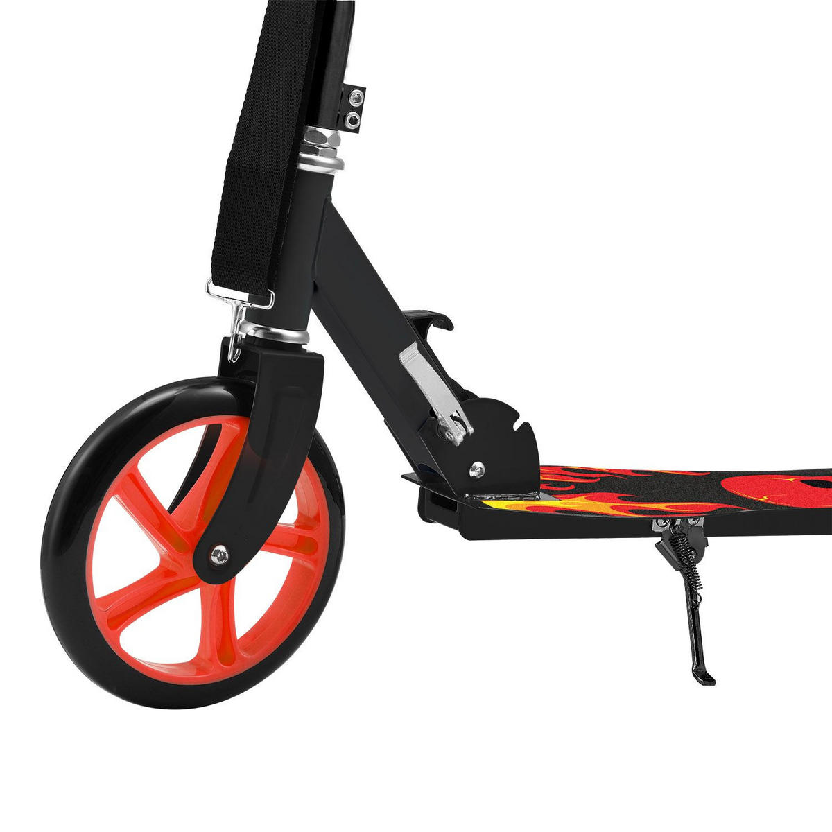 CITYROLLER Fire schwarz/ rot - Schwarz, Metall (88/27/106cm) - Artsport