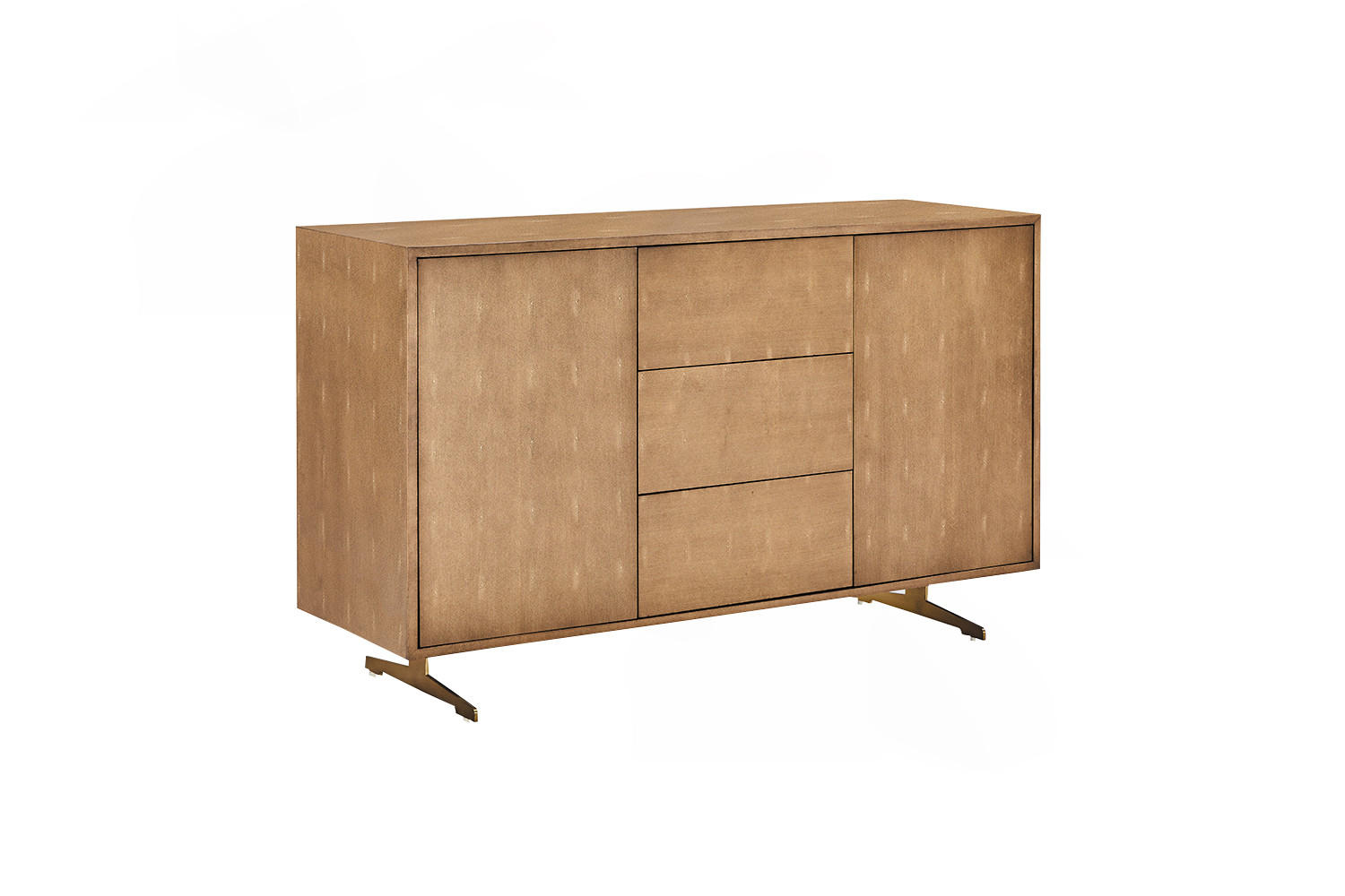 SIDEBOARD GALA Gold Holz - Goldfarben, Holz/Holzwerkstoff (140/85/40cm) - KAWOLA
