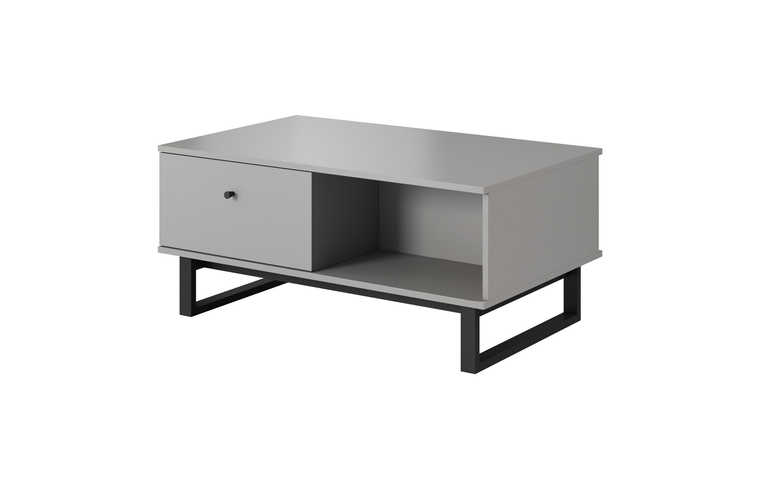 COUCHTISCH Avio Grau 60x100x46 - Grau, Holzwerkstoff (60/100/46cm) - AKL FURNITURE