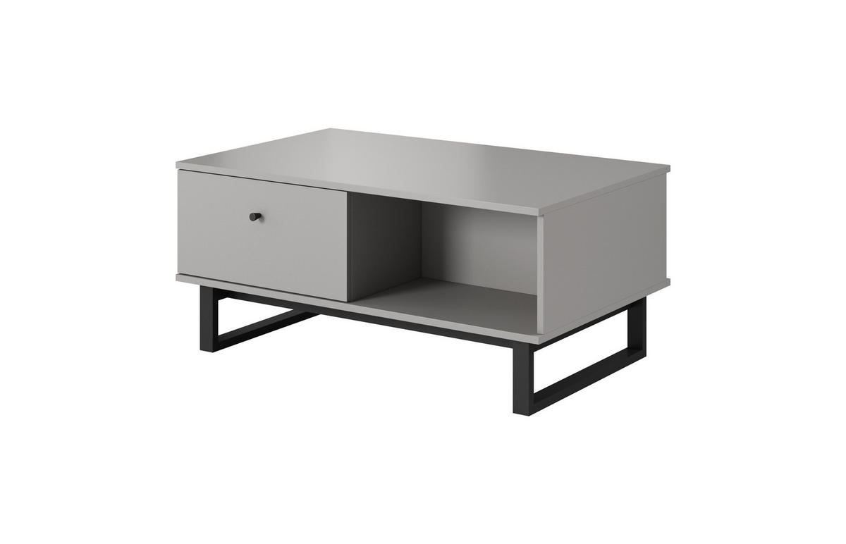 COUCHTISCH Avio Grau 60x100x46 - Grau, Holzwerkstoff (60/100/46cm) - AKL FURNITURE