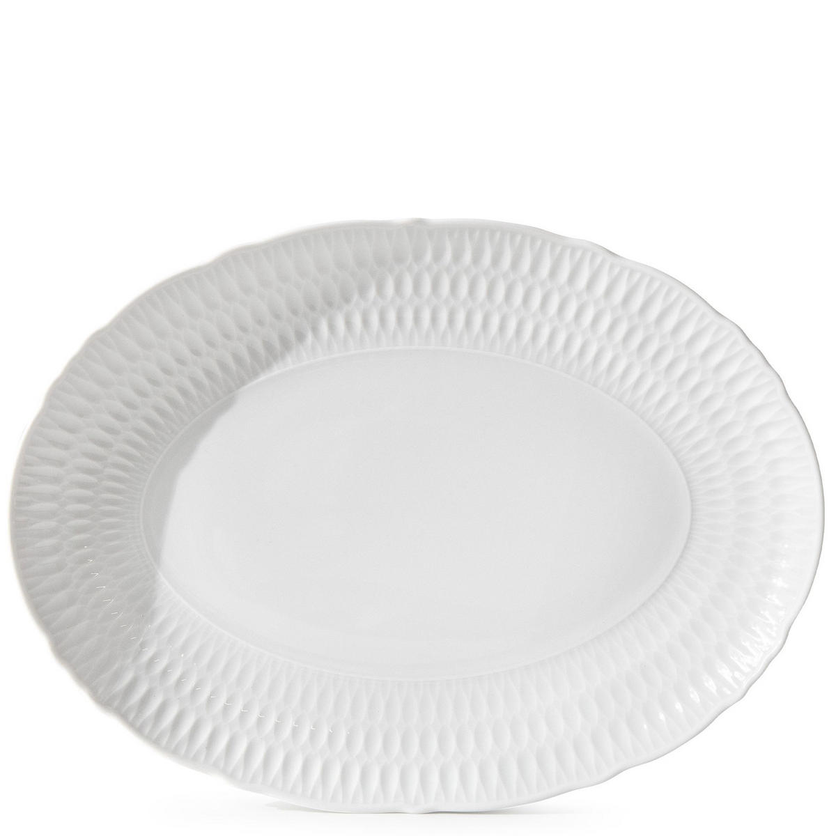 SERVIERPLATTE CMIELOW SOFIA aus Porzellan - Weiß, Keramik (34/2/34cm) - KONSIMO®