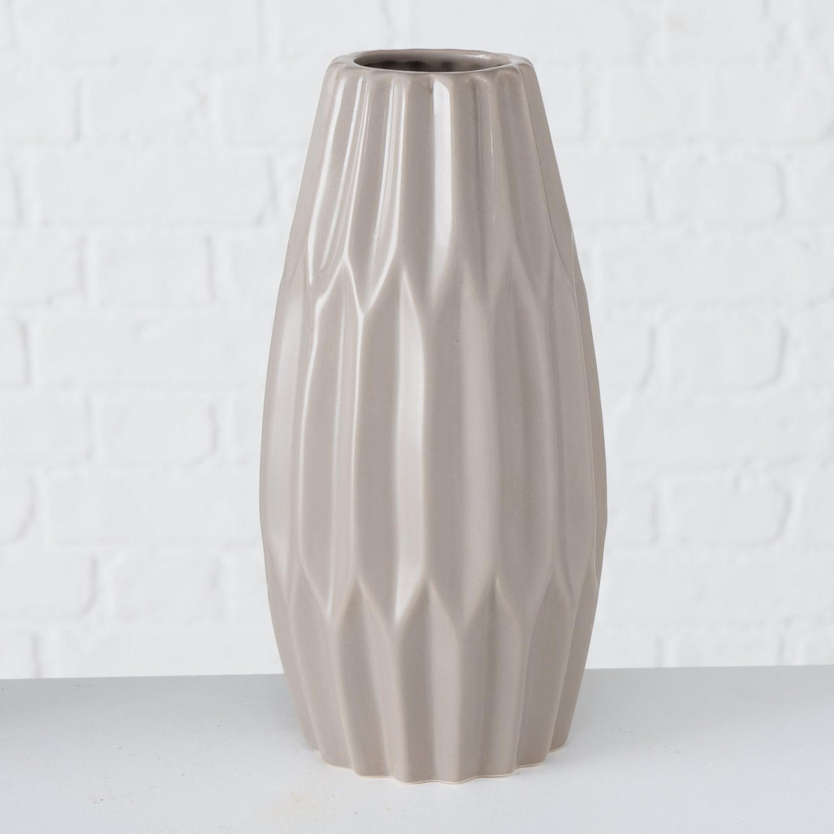 VASE Aquarel - Beige, Keramik (25.5cm) - Boltze Home