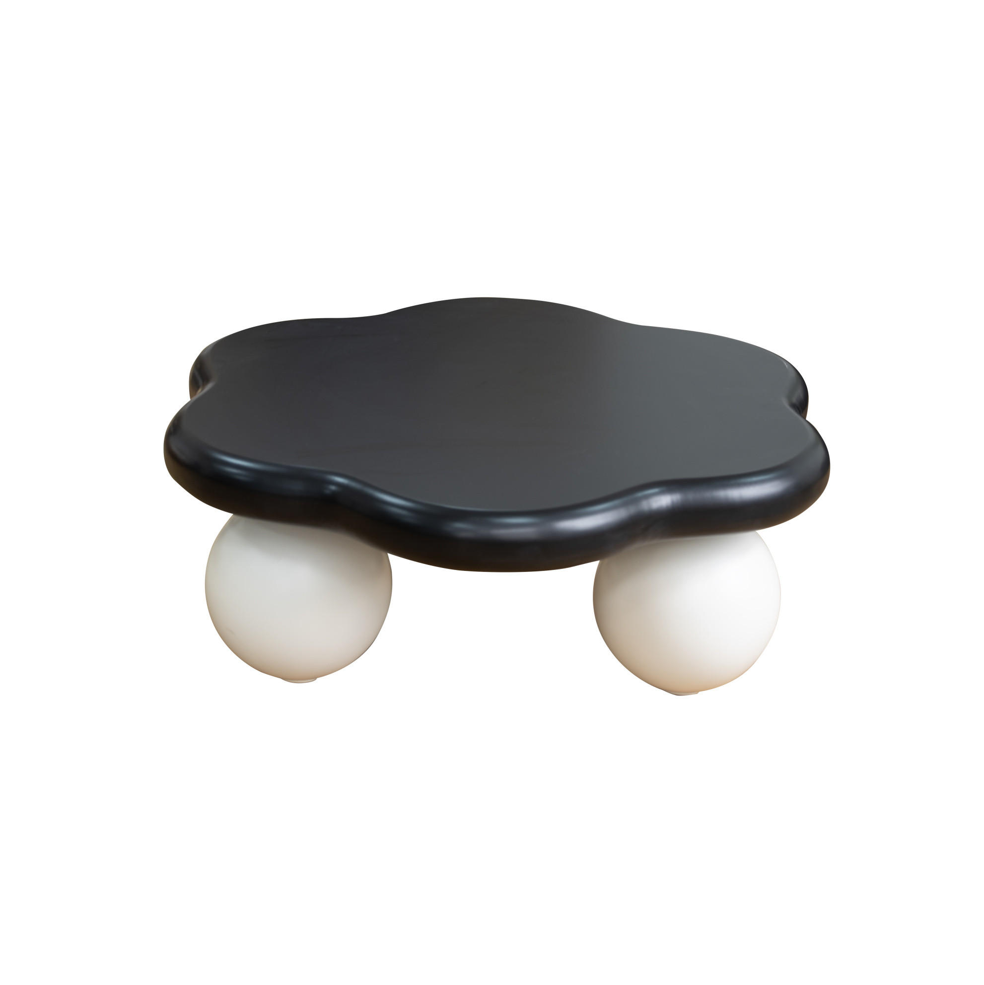 Meubliv Couchtisch Schwarz 79x31x79 cm