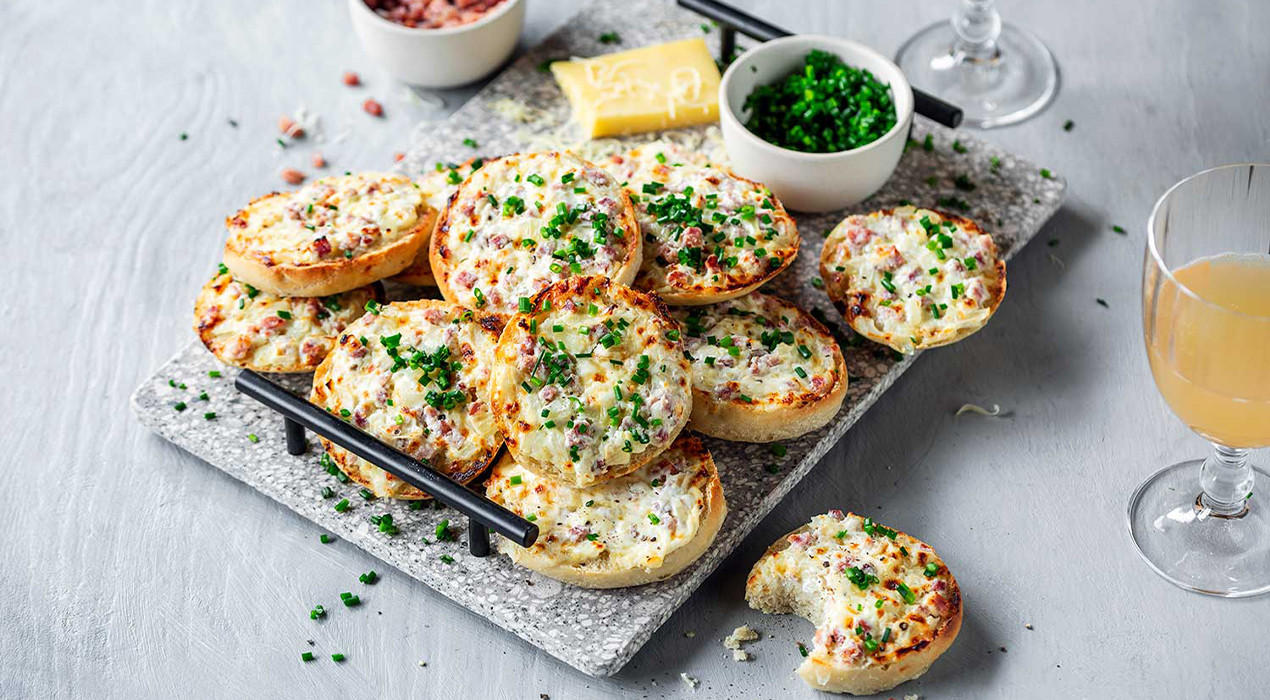 Flammkuchen-Broetchen