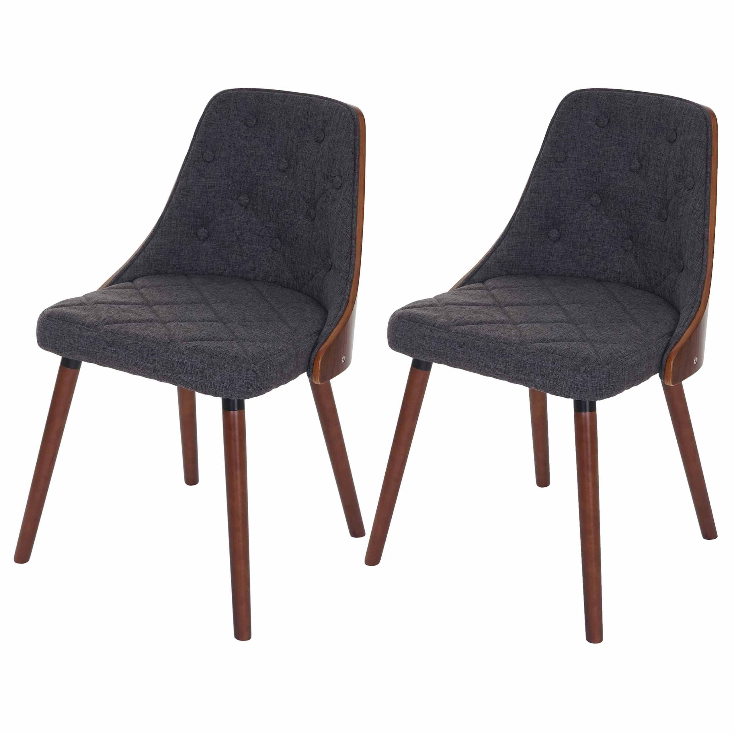 ESSZIMMERSTUHL Grau 2er-Set - Grau, Textil (50/82/53cm) - MCW