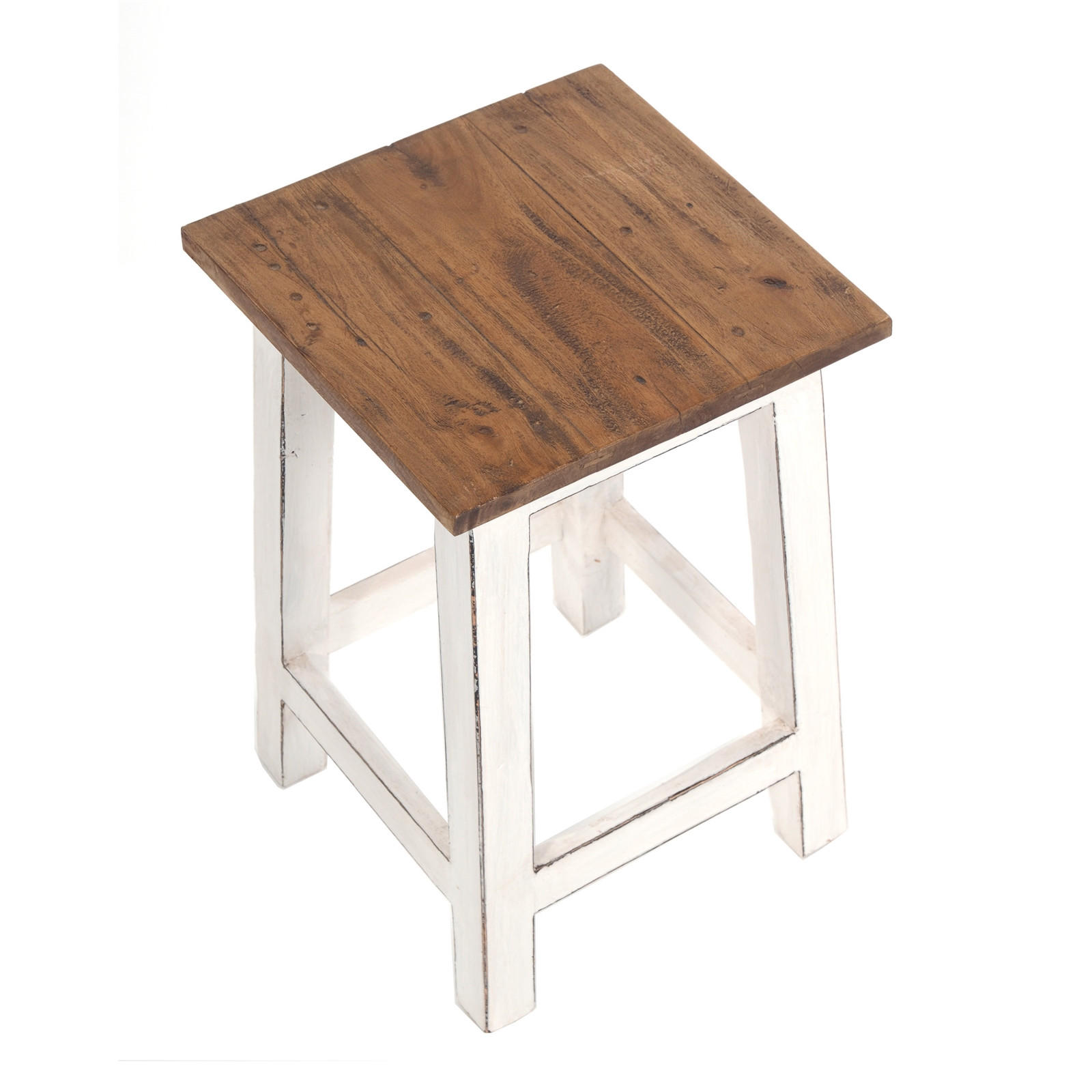 Thumbnail - Design Delights Hocker, Weiß, Karton, 30x48x30 cm, Wohnzimmer, Hocker, Sitzhocker