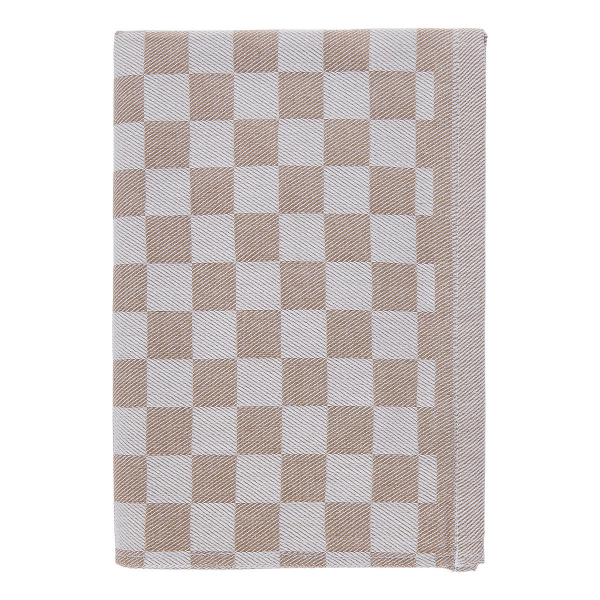 KÜCHENTUCH (3er-Set) Checker Style - Braun, Textil (14/18cm) - Butlers