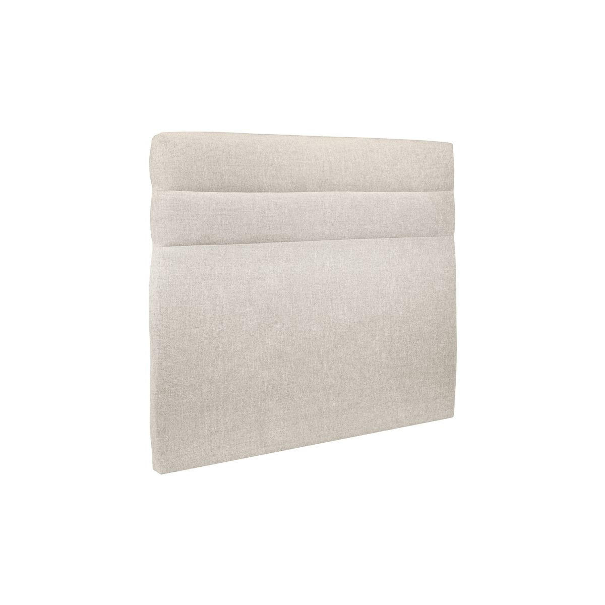 KOPFTEIL Modell Linien – Hellbeiger Stoff 180 cm - Beige, Karton/Holz (180/120/10cm) - Sommeil de Plomb