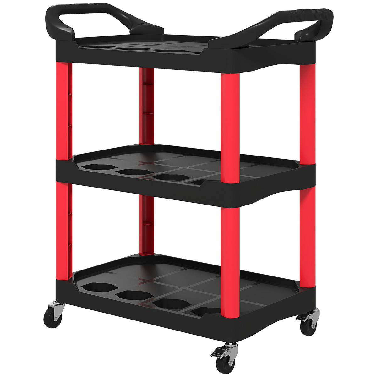 WERKZEUGWAGEN DE-09532 Rot - Rot, Kunststoff (43/97/83cm) - ComfortXL