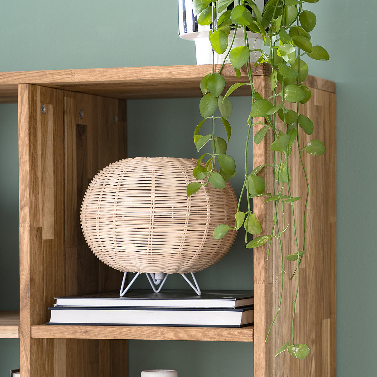 REGAL - Massivholz - Eichefarben, Holz (76/186/35cm) - home24