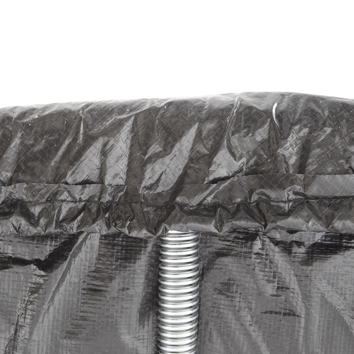 ABDECKPLANE Trampolin - Schwarz, Kunststoff (427/427/0.1cm) - Relaxdays