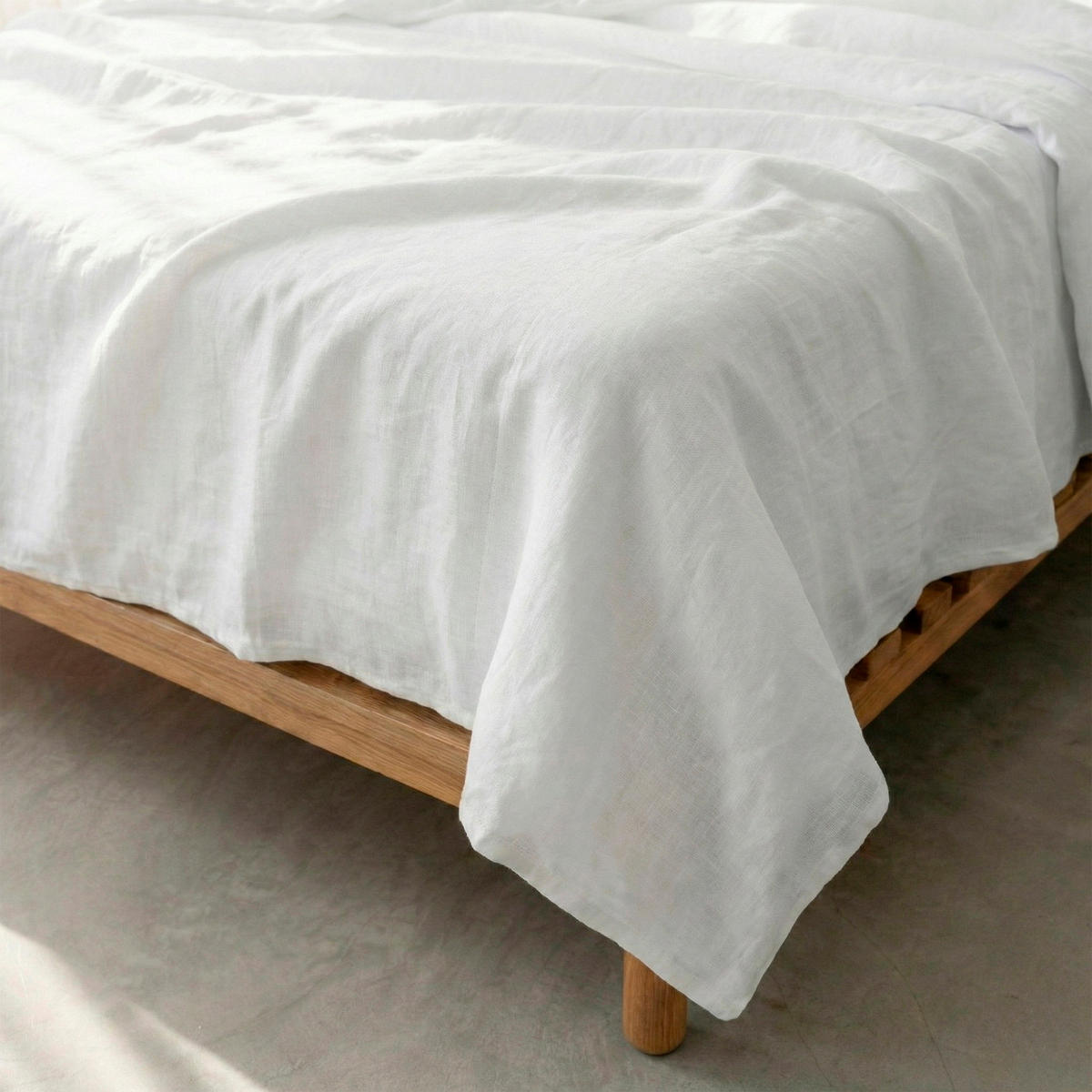 OBERBETTLAKEN basic 180x270 cm weiss - Weiß, Textil (180/270cm) - Happy Friday