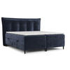 BOXBETT Las Palmas 200/200 cm Marineblau im Lotta Stoff - Schwarz/Dunkelblau, Holz/Holzwerkstoff (200/200cm) - AltaBeds