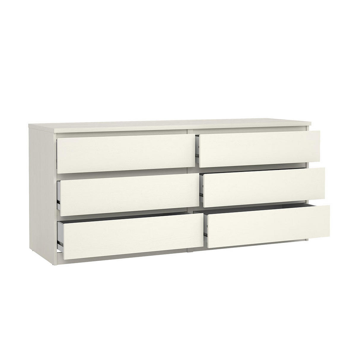 KOMMODE Noulan Weiß 154/50/70 cm - Weiß, Holzwerkstoff (154/70/50cm) - ebuy24