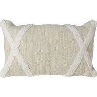 KISSENBEZUG Leinenoptik 30/50 cm - Beige, Naturmaterialen (30/50cm)