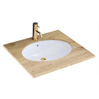 UNTERBAU Waschbecken Rea Nel White - Weiß, Keramik (39/20/47.5cm) - REA