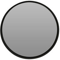 SPIEGEL rund Minimal 50/50/3,5 cm - Schwarz, Glas (50/3.5/50cm) - Home Styling Collection
