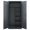 MEHRZWECKSCHRANK Metall abschließbar REKL 185x90x45cm Anthrazit - Anthrazit, Metall (90/185/45cm) - DELUKE